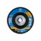 Pferd 4-1/2" x 5/8-11 Thd. POLIFAN Flap Disc - Z PSF EXTRA STEELOX, Zirconia, 80 Grit, Flat 60489 - alternate 3